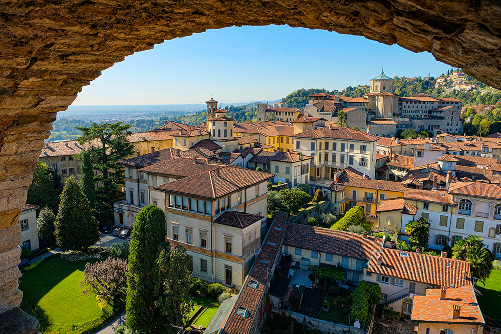 Bergamo city